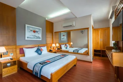 Habitación Doble con vistas al jardín — Anh Dao Hotel